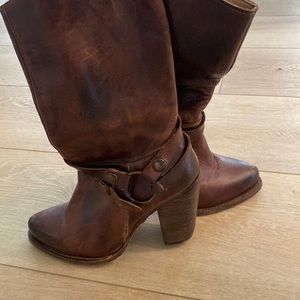 Bed stu cobbler series teak brown leather boot size 7.5